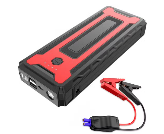 (Ir veikalā) CHOETECH TC0009 Red & Black 16000mAh Portable Car Jump Starter with Emergency Light