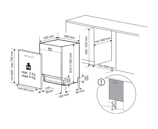 Built-in dishwasher Beko BDIN25321