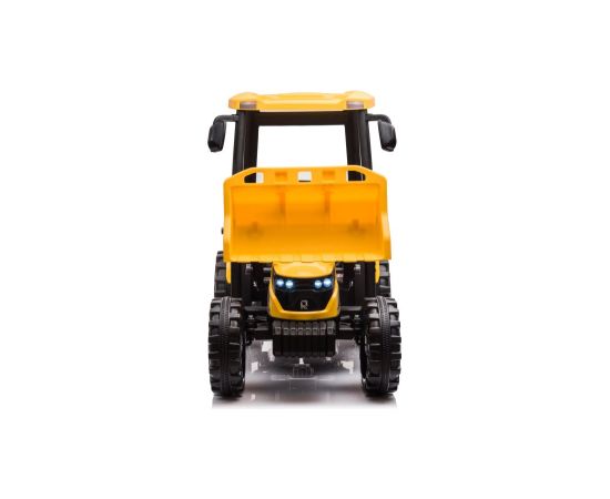 Lean Cars Battery-operated tractor with trailer Hercules Yellow 24V