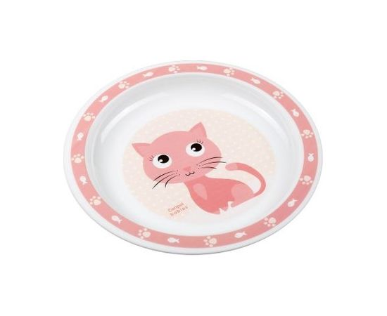 Canpol Šķivis plastmasas CUTIE ANIMALS 4/411 pink