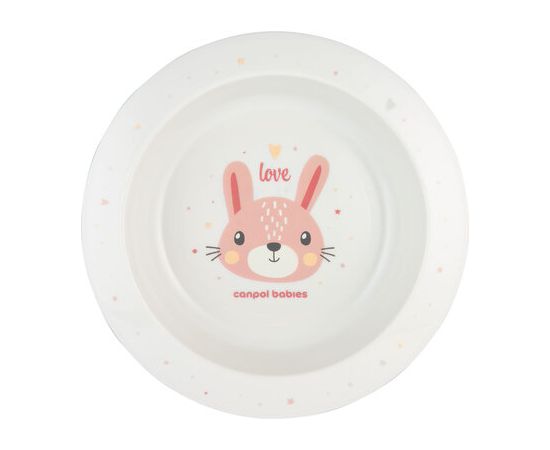 Canpol Plastmasas bļoda CUTE ANIMALS 4/412 pink-2