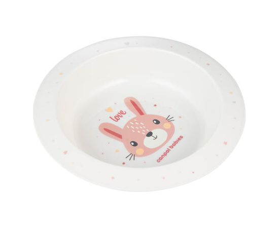 Canpol Plastmasas bļoda CUTE ANIMALS 4/412 pink-2