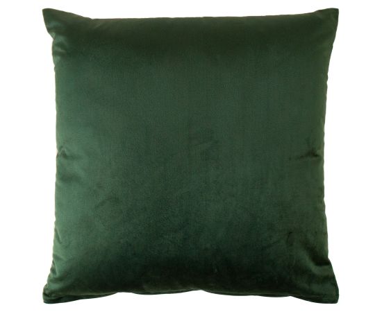 Подушка VELVET 50x50cm, темно-зеленый