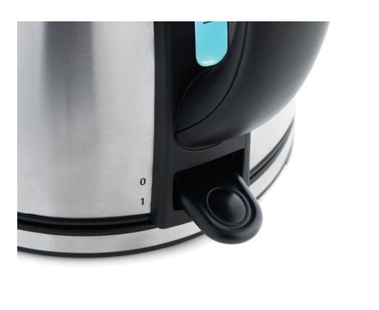 WMF Stelio 0413020012 electric kettle 1.7 L 2400 W Black, Stainless steel