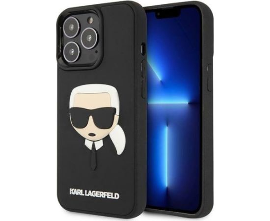 Karl Lagerfeld KLHCP14LKH3DBK Aizmugurējais Apvalks Priekš Apple iPhone 14 Pro