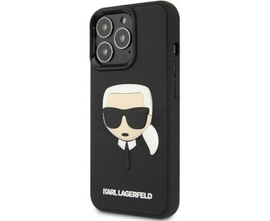 Karl Lagerfeld KLHCP14LKH3DBK Aizmugurējais Apvalks Priekš Apple iPhone 14 Pro