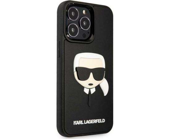 Karl Lagerfeld KLHCP14LKH3DBK Aizmugurējais Apvalks Priekš Apple iPhone 14 Pro