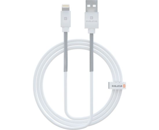 Evelatus Apple  Lightning Data Cable MFI11 1M TPE+aluminum White