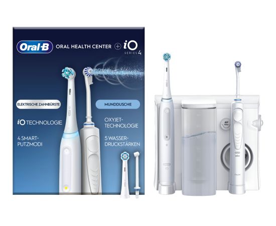 Braun Oral-B iO4 & OxyJet Adult Rotating-oscillating toothbrush White