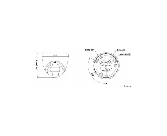 Kamera IP HIKVISION DS-2CD1367G2H-LIU(2.8mm)