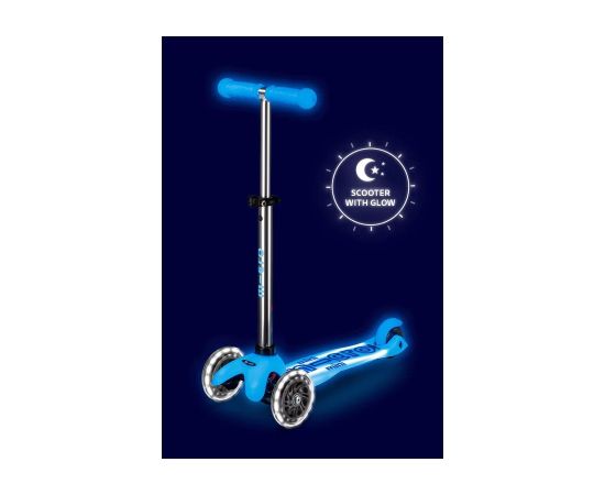 Mini Micro Deluxe Glow LED Plus scooter Arctic blue