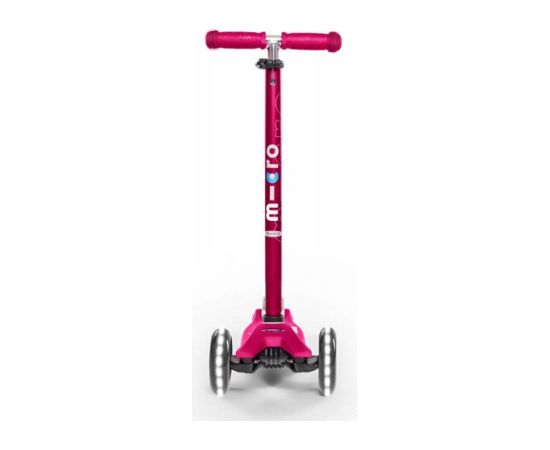 Micro Mobility Maxi Micro Deluxe LED Kids Three wheel scooter Pink