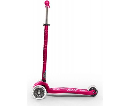 Micro Mobility Maxi Micro Deluxe LED Kids Three wheel scooter Pink