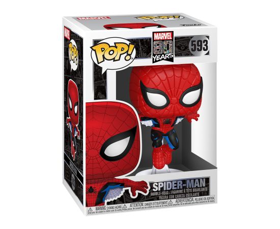 FUNKO POP! Vinila figūriņa: Marvel 80. gadadiena - Pirmā Zirnekļcilvēka parādīšanās, 9,5 cm