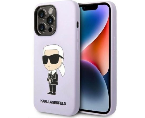 Karl Lagerfeld KLHCP14XSNIKBCU Aizmugurējais Apvalks Priekš Apple iPhone 14 Pro Max