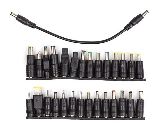 Set of DC Connectors for Notebook Batteries, 28pcs