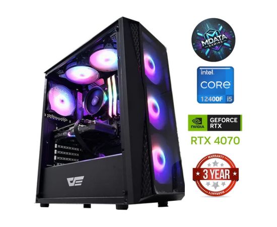 MDD Core i5-12400F 32GB 1TB SSD 1TB HDD RTX 4070 NoOS