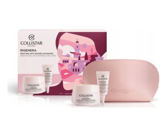 Collistar COLLISTAR SET (ANTI WRINKLE SMOOTHING CREAM 50ML + ANTI WRINKLE SMOOTHING EYE CONTOUR 5ML + PROTECTIVE MAGIC DROPS SACHET + COSMETICS BAG)