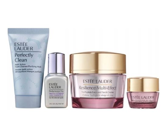 Estée Lauder Estee Lauder ESTEE LAUDER SET (RESILENCE MULTI EFFECT SPF15 50ML + PERFECT CLEAN 30ML + PERFECTIONIST PRO RAPID LIFTING SERUM 15ML + RESILENCE MULTI EFFECT EYE 5ML)