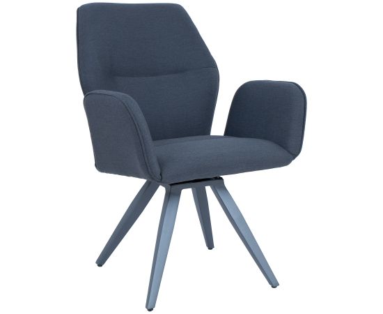 Chair COLUMBUS swivel, dark grey