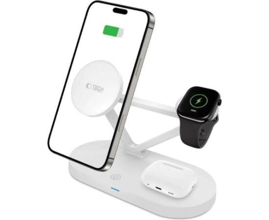 Tech-Protect wireless charger A41 3in1 QI15W, white