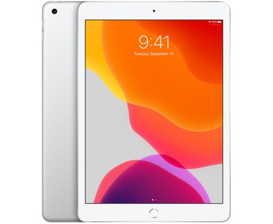 Apple iPad 7 10.2" 32GB WiFi - Silver (Atjaunināts, stāvoklis Ļoti labi)