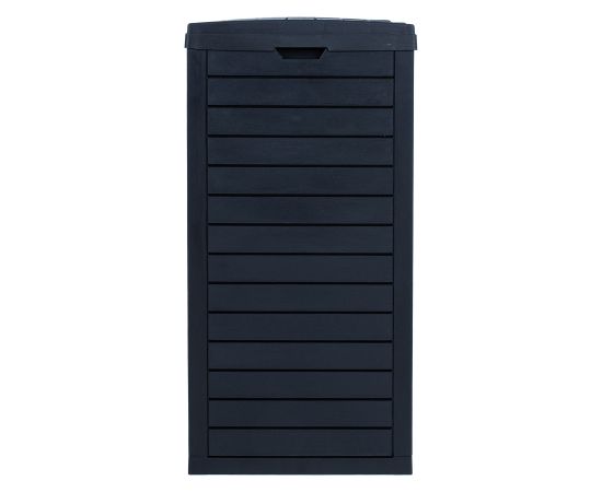 Trash bin GALA 78x41xH86cm/230L, black plastic