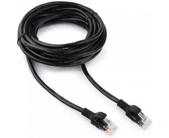 (Ir veikalā) Tīkla vads  CAT5e UTP Patch cord, Black 5m Cablexpert