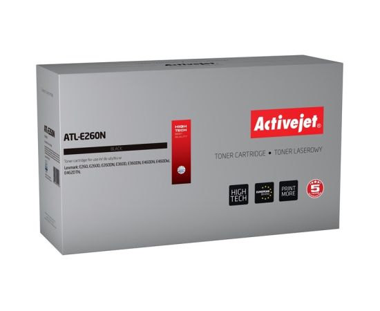 Activejet ATL-E260N toner (replacement for Lexmark E260A11E; Supreme; 3500 pages; black)