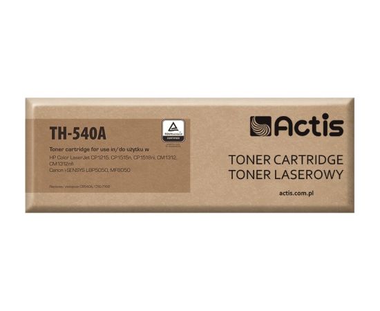 Actis TH-540A toner (replacement for HP 125A CB540A, Canon CRG-716B; Standard; 2400 pages; black)