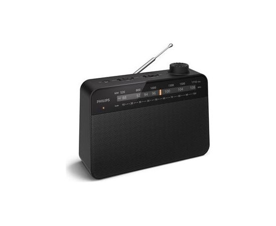 PHILIPS TAR2509/10 Black portatīvais radio, melns