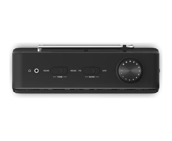 PHILIPS TAR2509/10 Black portatīvais radio, melns