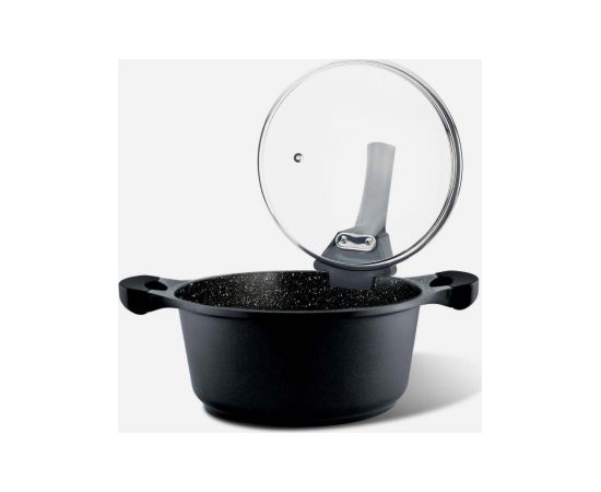 Pensofal Saxum Saucepan 24cm (W/Glass) 5808