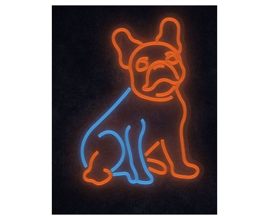 Manta SNL68MT Style Neon Lights Dog French Bulldog LED gaismas lenta