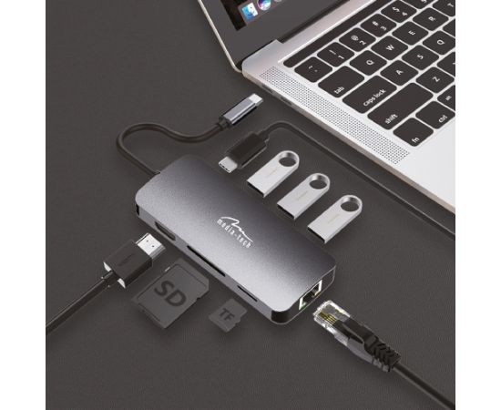 Media-Tech MT5044 8in1 USB-C HUB PRO