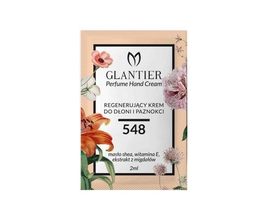 GLANTIER 548 PERFUME HAND CREAM SAMPLE 2 ML - Atjaunojošs roku krēms sievietēm