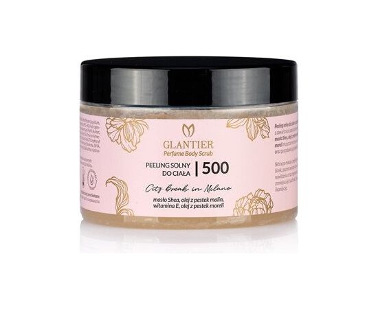 GLANTIER 500 PERFUME BODY SCRUB 300 gr - Ķermeņa sāls skrubis sievietēm