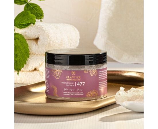 GLANTIER 477 PERFUME BODY SCRUB 300 gr - Ķermeņa sāls skrubis sievietēm