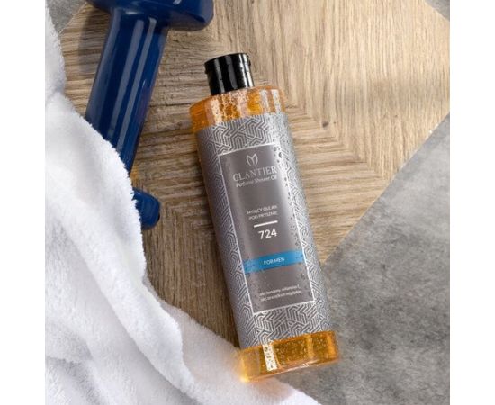 GLANTIER 724 PERFUME SHOWER OIL FOR MEN 400 ML - Ķermeņa dušas eļļa vīriešiem