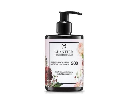 GLANTIER 500 PERFUME HAND CREAM 300 ML - Atjaunojošs roku krēms sievietēm