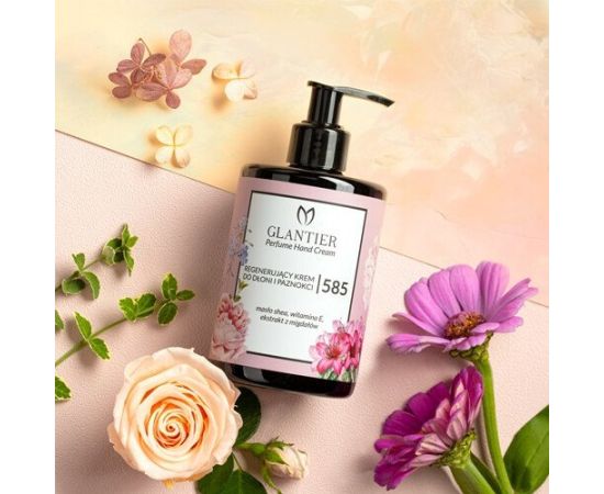 GLANTIER 585 PERFUME HAND CREAM 300 ML - Atjaunojošs roku krēms sievietēm