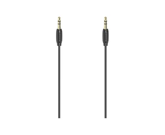 Hama 00205263 Audio Cable, 3.5mm Jack Plug - Plug Stereo Gold-Plated Ultra-thin 3m