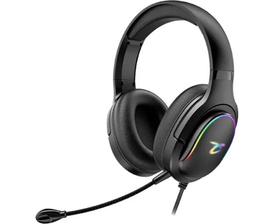 Subsonic Spectra LED Gaming Headset Black austiņas ar vadu