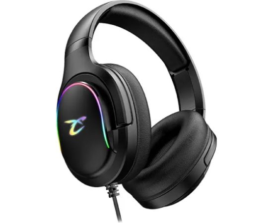 Subsonic Spectra LED Gaming Headset Black austiņas ar vadu