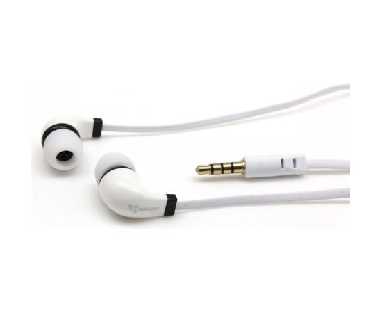 Sbox Stereo Earphones With Microphone EP-038 White austiņas ar vadu