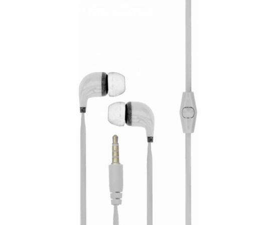 Sbox Stereo Earphones With Microphone EP-038 White austiņas ar vadu