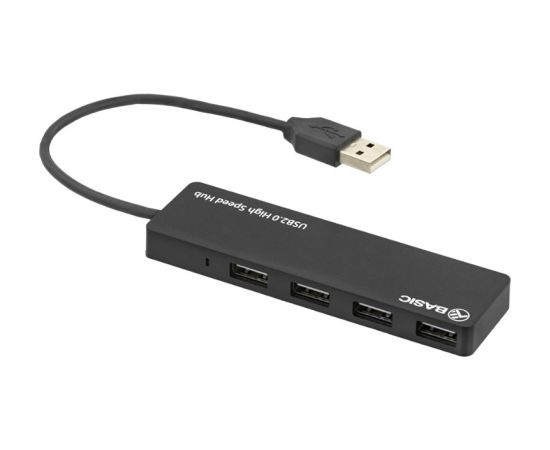 Tellur Basic USB Hub, 4 ports, USB 2.0 Black