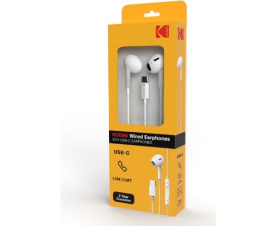 Kodak 210+ USB-C Earphones austiņas ar vadu austiņas ar vadu