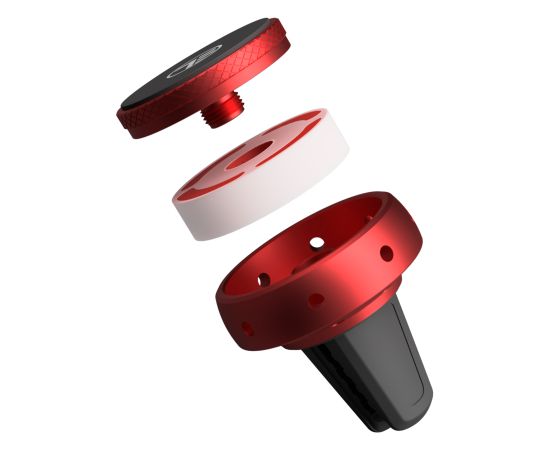 Tellur FreshDot Car Phone Holder Magnetic, Fragrance Kit Bubble Gum, Air Vent Mount Red Gaisa atsvaidzinātājs