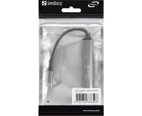 Sandberg 336-50 USB-C to 3xUSB-A+2xUSB-C Saver